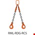 REMA ketting 2-sprong - 5600KG-10MM-RDG-RCS-2M - in opbergbox