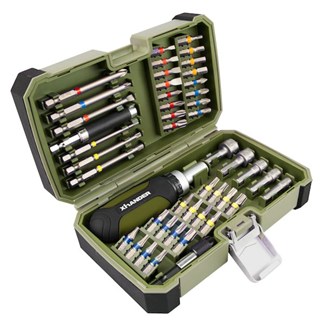 XHANDER Bitset en Bithouder 1/4" 46-delig - in koffer
