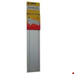 Deltafix brievenbustochtplaat - met klep - 340x83 mm - wit