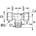 Legris - T-Inschroefkoppeling - vertikaal - 1/8" - BSPT/BSPP - 0158 10 10