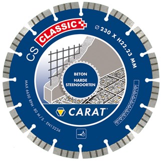 Carat diamantzaagbladen - CS Classic - voor beton