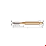 Dormer machinetap - HSS-E - Ep00 M10 X1.5 Doorl