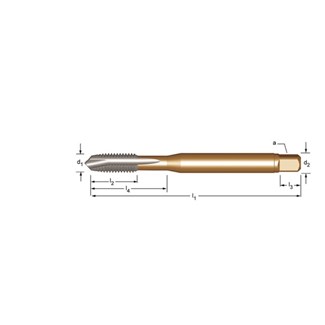 Dormer machinetap - HSS-E - Ep00 M10 X1.5 Doorl