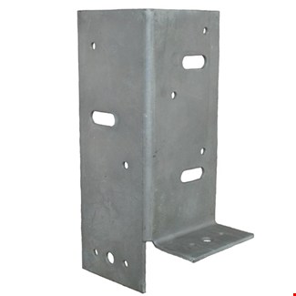 Gebr. Bodegraven paalhouder - type B - 70x70x2,5mm - verzinkt