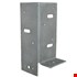 Gebr. Bodegraven paalhouder - type B - 70x70x2,5mm - verzinkt
