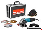 Makita haakse slijper 230V - GA5030RSP2 - 720W - ∅125mm - met accessoireset - in koffer