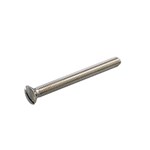 Hoenderdaal metaalschroef - RVS-A2 - lenskop - zaagsnede - M6x60mm