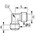 Legris - schroefkoppeling - haaks - 1/2" - BSPP - 0143 21 21