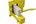 Orit gevelsteenknipper - Quattro-Quattro - 4 formaten - B75 mm - H90-120 mm - geel