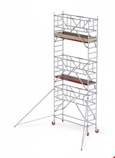 Altrex rolsteiger smal - RS Tower 41 - houten platform - 2,45 x 10,2 m 