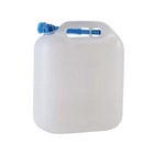 jerrycan voor water  20 liter     wit