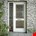 SecuBar Siertralie Deco 2 - Op het kozijn - wit - 250x825mm