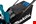 Makita accu grasmaaier - DLM533PT4 - 2x18V - 53cm - 4x5.0 Ah accu en duo snellader - in doos