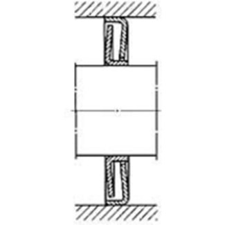 SKF afdichtingslamel z 005 f (2-delig) skf