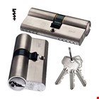 DOM Plura gelijksluitende combinatieset à 2 cilinders - SKG** - 1x 30-30mm + 1x30-45mm