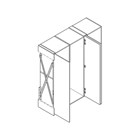 HAWA garnituur set - CONCEPTA 50 - voor 1 houten deur - 2301-2850mm
