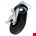 Protempo zwenkwiel rubber 125 met rem
