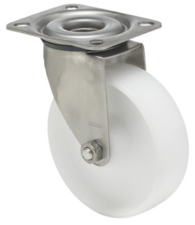 Colson zwenkwiel nylon 160 mm - 250kg 