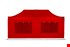 Grizzly zijwand RAAM - GO-WORK - 6 m - rood
