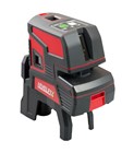 Levelfix kruislijnlaser / 5-puntlaser - CPL206G - apart inschakelbaar / vergrendelbaar - groen - incl. statief