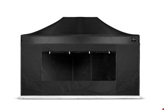 Grizzly zijwand RAAM - GO-WORK - 4,5 m - zwart
