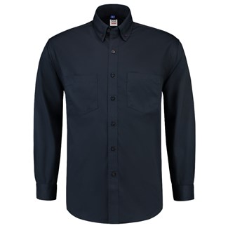 Tricorp Casual 701004 werkhemd lange mouw basis marine blauw maat 3XL