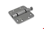 DX Glijlagerscharnier ronde hoeken 89x89x3 mm - verzinkt