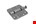 DX Glijlagerscharnier ronde hoeken 89x89x3 mm - verzinkt
