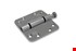 DX Glijlagerscharnier ronde hoeken 89x89x3 mm - verzinkt