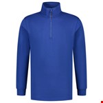 Tricorp sweater ritskraag - Casual - 301010 - koningsblauw - maat 4XL