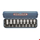 GEDORE dopsleutel-schroevendraaierset - 1/2" - 9-dlg - IS-PH-XZN