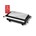 Inventum panini contactgrill - CG616 - zwart/rvs