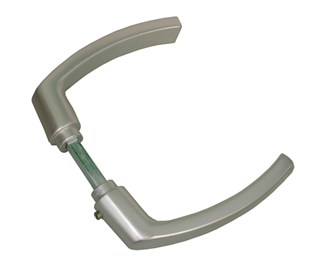 Ivana 46925 deurkrukken Basic blokmodel F1 - deurdikte 48-62 mm