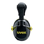 Uvex K2 gehoorkap met helmbevestiging 2600-202 geel/zwart