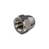 Hoenderdaal dopmoer [100x] - MESSING VERNIKKELD - SW-8 - M5