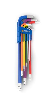 Ivana 55207 inbussleutelset 9-delig - Bolkop 1,5 t/m 10mm