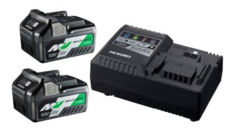 HiKOKI boosterpack Multi-Volt - UC18YSL3WEZ - 36/18V -  2.5/5.0 Ah accu's [2x] en lader