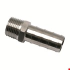Legris - inschroefslangpilaar - 7 mm x 1/4" - BSPP - 1823 07 13 - RVS 316L