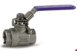 Kogelkraan - RVS 316 - 2delig - 1/4" - binnen/binnen