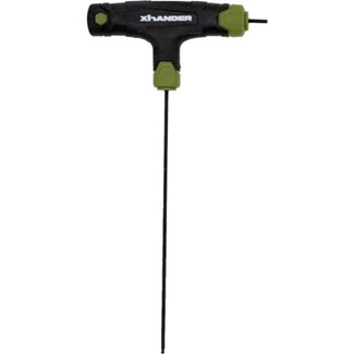 XHANDER Inbussleutel met T-greep en kogelkop 6 mm - lengte 200 mm 