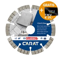 Carat CSCXL35A23 CS classic XL Beton pack [2st] 350x25.4/30 mm incl. bioscoopbon