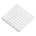 Nedco schoepenrooster alu. 155 x 155 mm RAL9010 wit