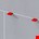 Gebr. Bodegraven stelwig/spie - 40x23x5 mm (450x) - rood