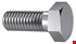 Fabory Zeskanttapbout - DIN 933 - staal - elektrolytisch verzinkt - 8.8 - M4x8/S=7