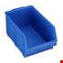Stapelbak kunststof - 350 x 200 x 150 mm - blauw B4