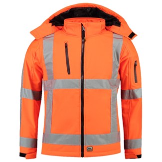 Tricorp soft shell jack RWS - Safety - 403003 - fluor oranje - maat M