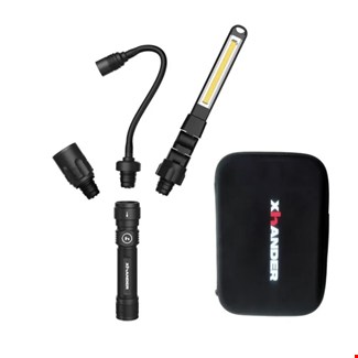 XHANDER Handlamp 1000 lm oplaadbaar - 3 in 1