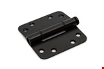 DX Glijlagerscharnier ronde hoeken 89x89x3 mm - zwart