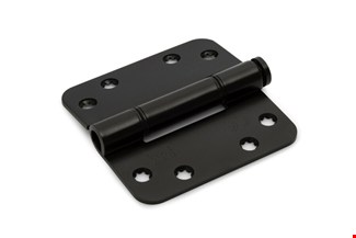 DX Glijlagerscharnier ronde hoeken 89x89x3 mm - zwart