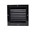 Nedco gevelrooster met vaste lamellen - 400x400mm - zwart - aluminium - met schroeven